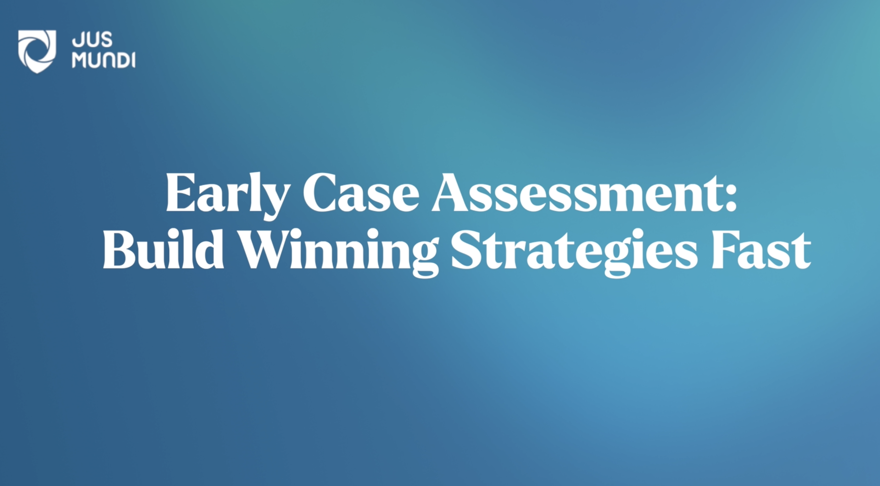 Build Winning Strategies Fast